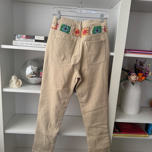 WE THE FREE PEOPLE Crochet Zuri Mom Jeans - Picture 8 of 11